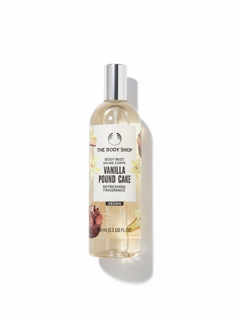 Vanilla Pound Cake Body Mist – Warm Sweet Fragrance (100 ml)